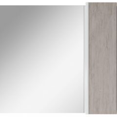 Шкаф-зеркало Uno 80 Дуб серый левый/правый Домино (DU1504HZ) | фото 5