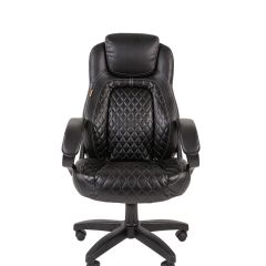 Кресло для руководителя  CHAIRMAN 432 (Экокожа черная) | фото 2